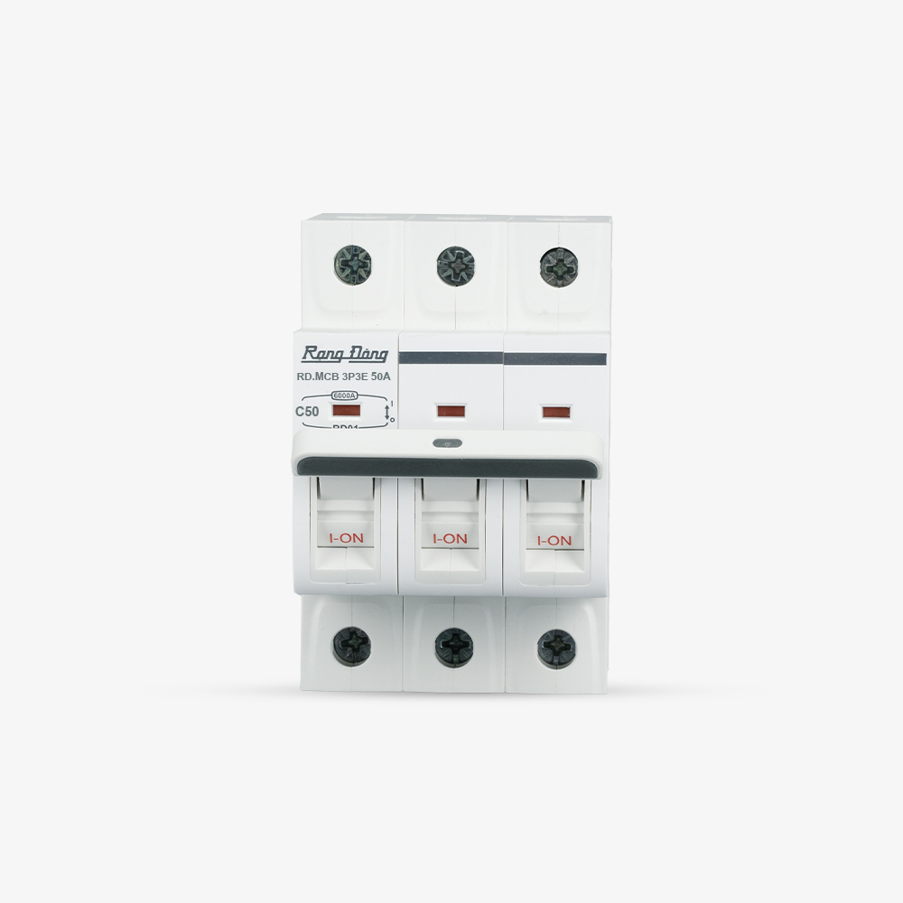 Aptomat ngắn mạch 3 cực 50A - Rạng Đông