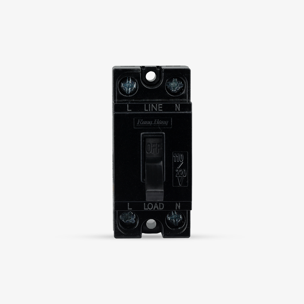 Aptomat gia dụng 2 cực 2P1E 10A