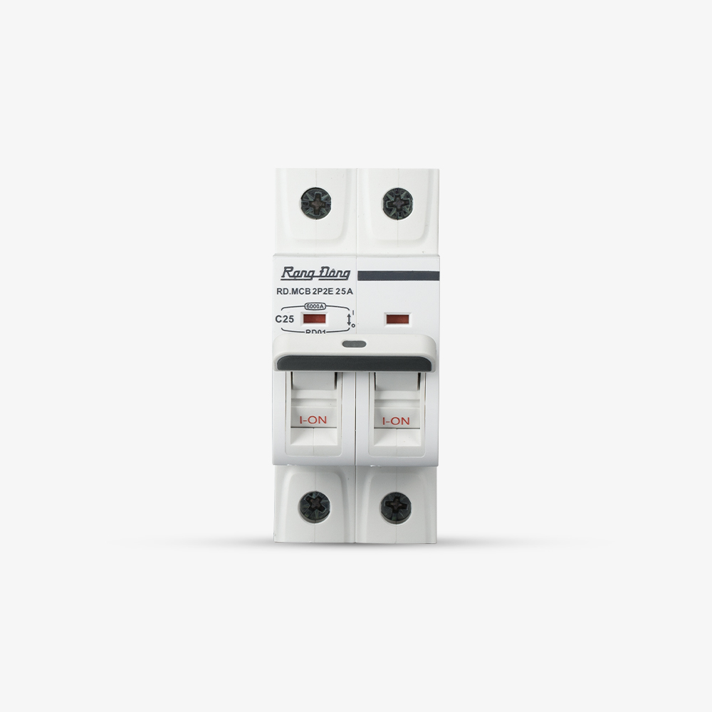Aptomat ngắn mạch 2 cực 25A - Rạng Đông
